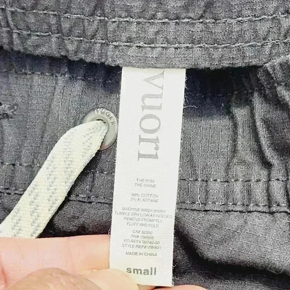 Vuori Pull on Cargo Pants / Jogger Women's Size S Dark Gray 8356 - Picture 7 of 8